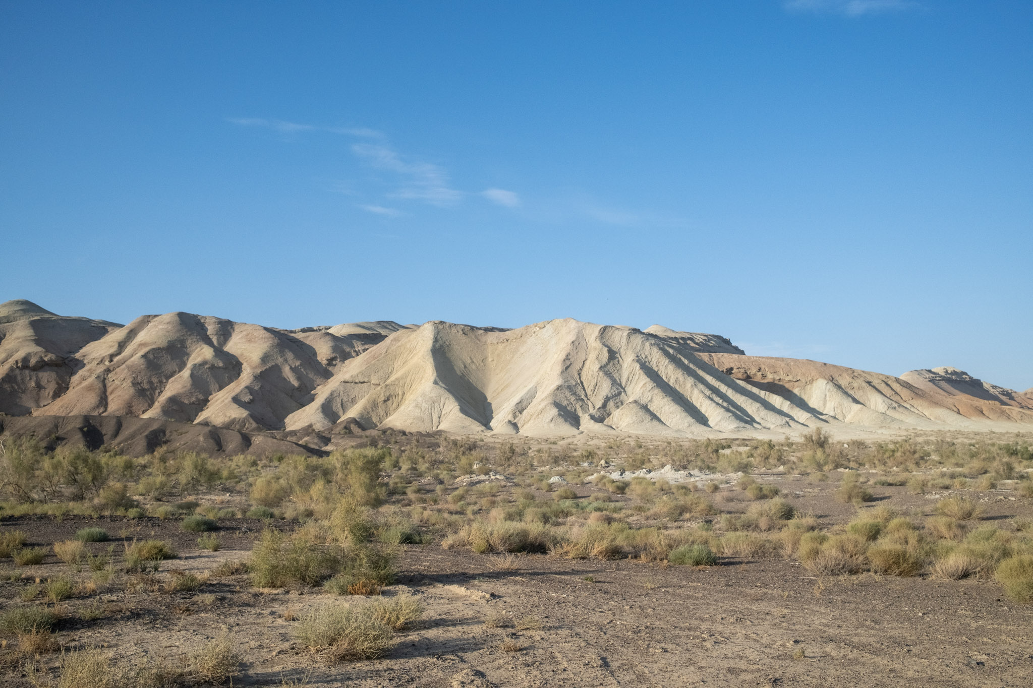 White Mountain next to the Aktau Mountain