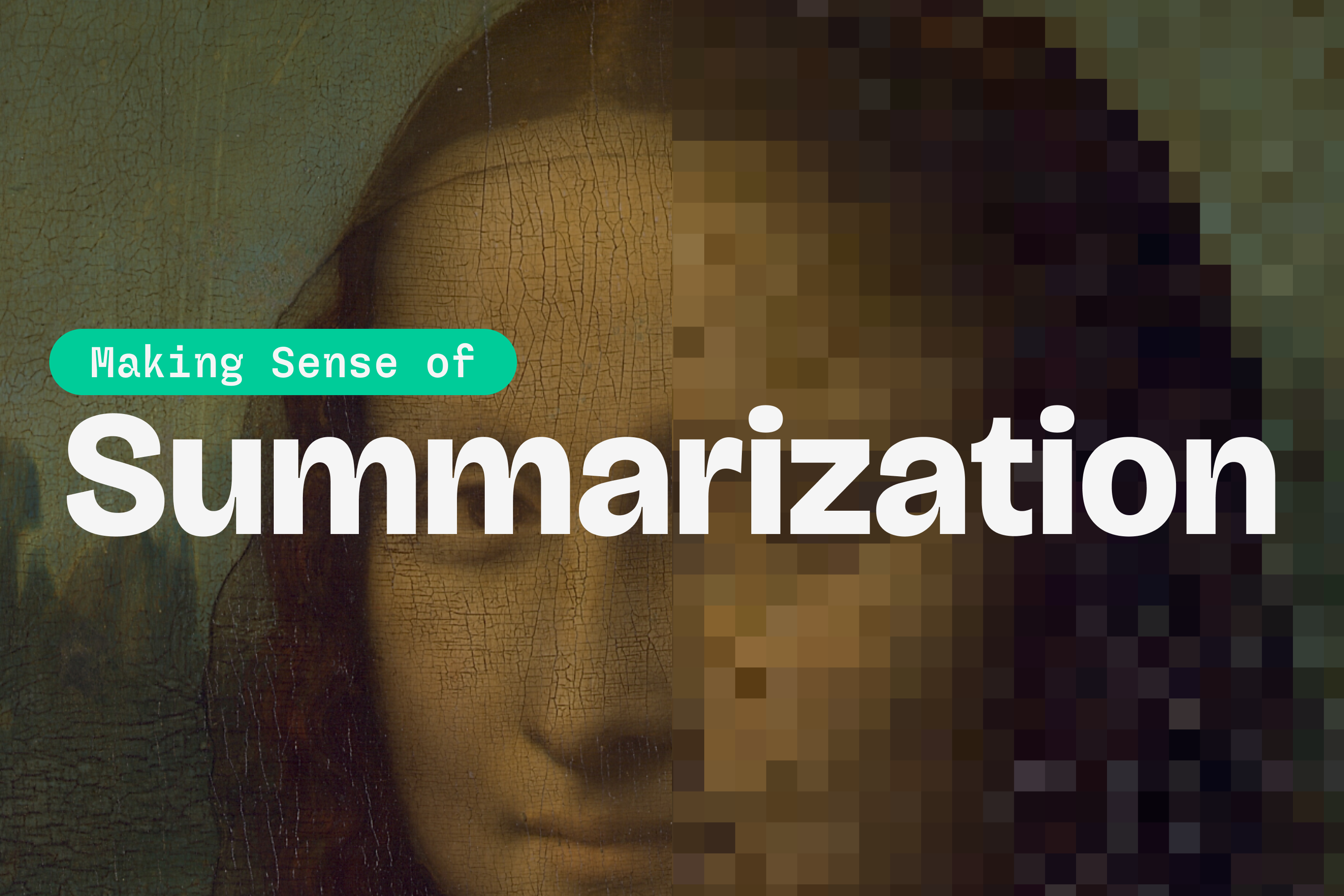 Feature image for summarization blog post