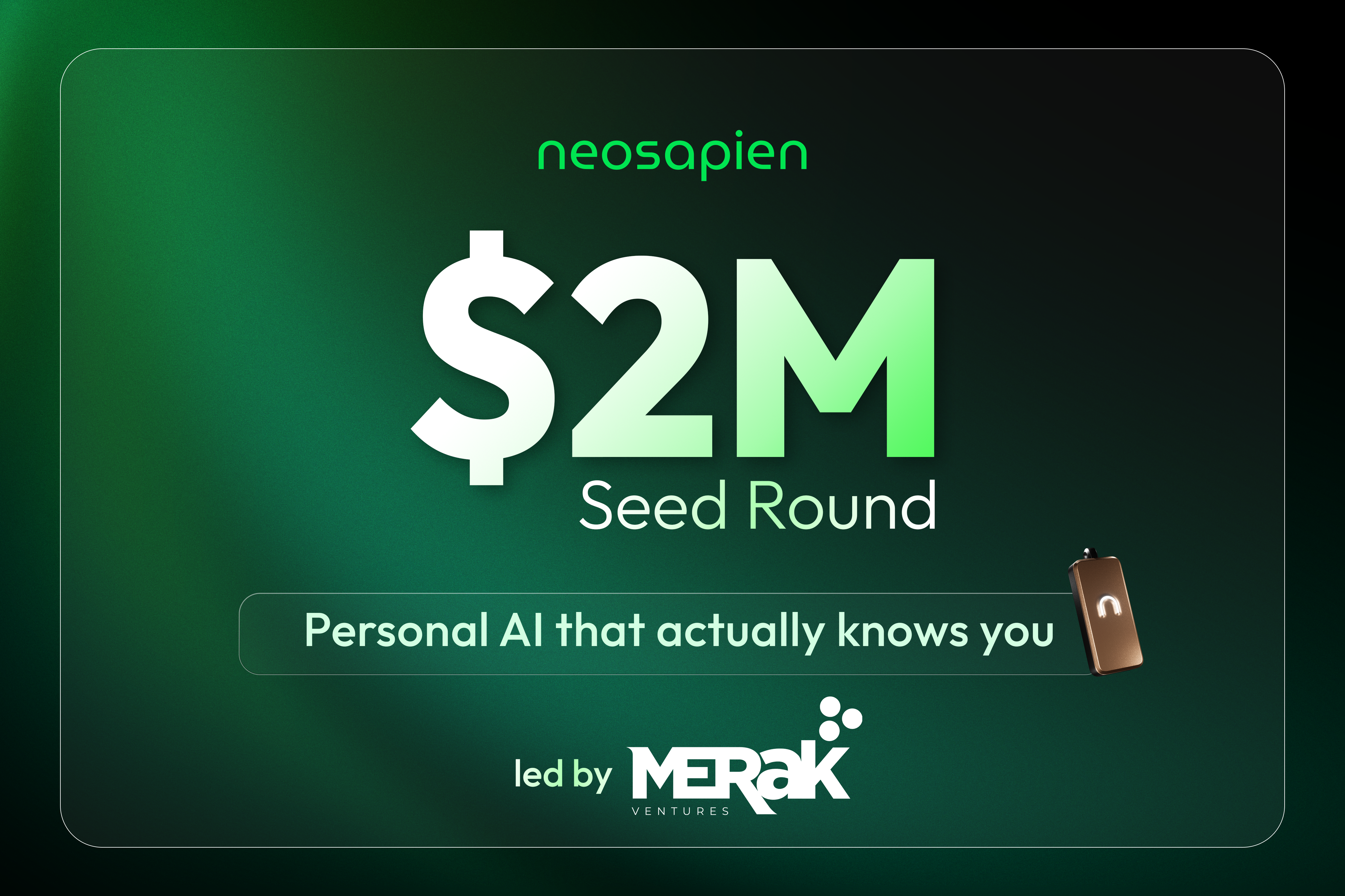 NeoSapien fundraiser announcement